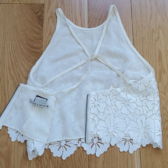 Alice and Olivia Cross Back Matching Lace Set - Picture 6 of 12